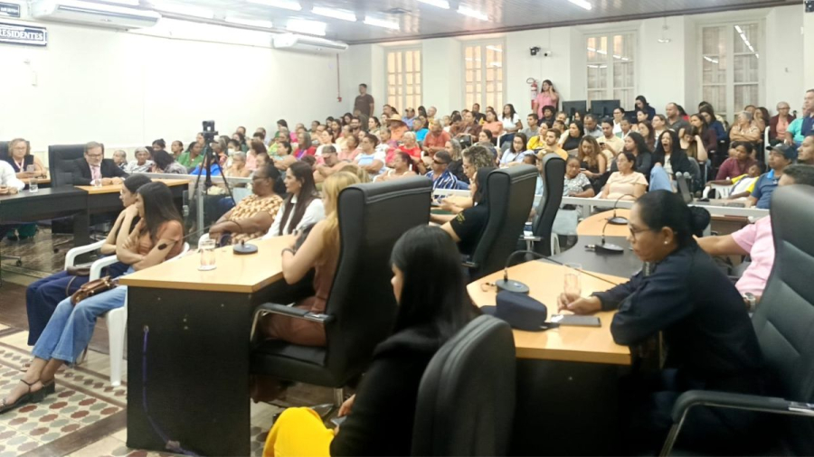 Câmara lotada e mobilização histórica fortalecem luta pelo plantão 24 horas da Delegacia da Mulher em Cáceres