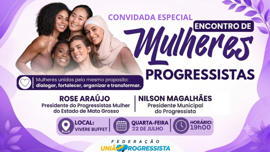 DIÁLOGO e TRANSFORMAÇÃO: Encontro de Mulheres Progressistas reúne lideranças políticas em Cáceres/MT