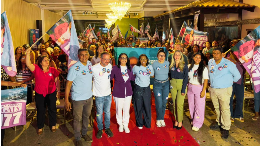 Magaly reúne centenas de apoiadores no Vívere Buffet e oficializa candidatura a deputada federal